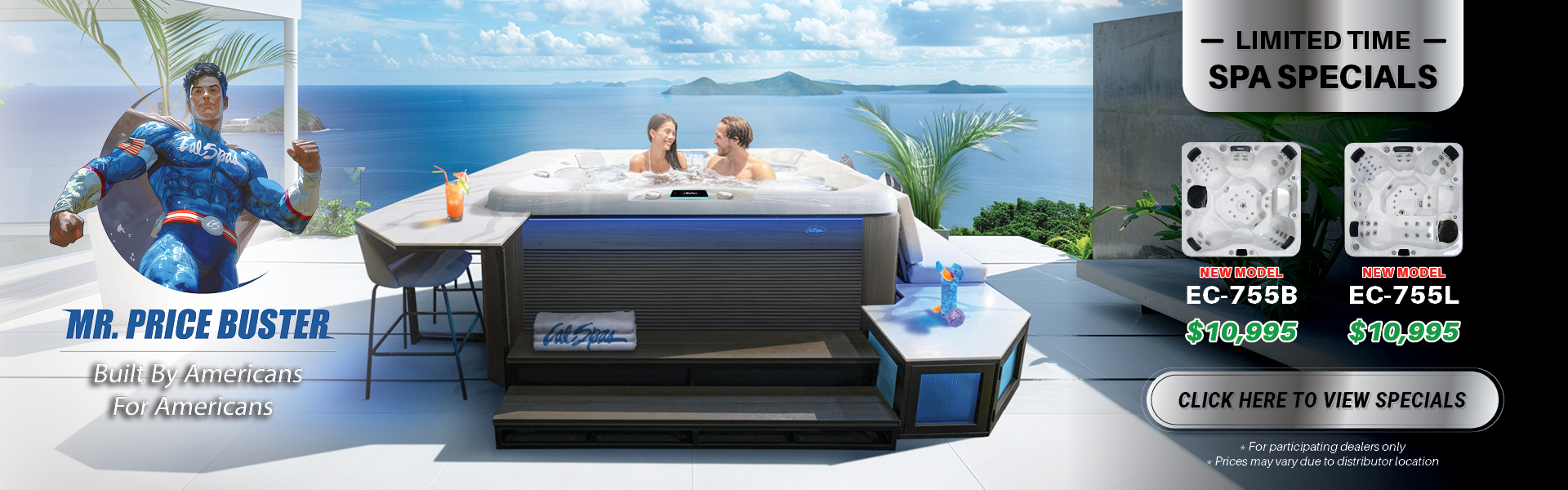 Calspas hot tub being used in a family setting - Fort Collins